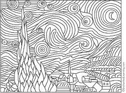 Shopping for the right wheelchair van is a process, but it's easier when yo. Van Gogh Starry Night Coloring Page Enchantedlearning Com