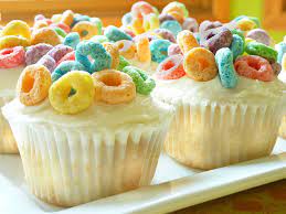 Fruit Loop Cupcakes Cupcake Recipes Cupcake Cakes Fresh Fruit Recipes