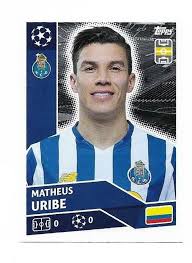 Matheus uribe has departed club america after two years in liga mx, signing for porto until 2023. Champions League 2020 21 Topps N Por10 Matheus Uribe Porto New Champions League Champion League