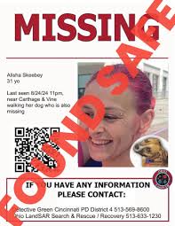 Alisha Skeebey 31 yo Last seen 8/24/24 11pm, near Carthage & Vine walking  her dog who is also missing
