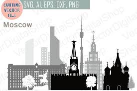 These can be used in website landing page, mobile app, graphic design projects, brochures. Moscow Vector Russia City Skyline Svg Jpg Png Dwg Cdr Eps Ai 43765 Illustrations Design Bundles