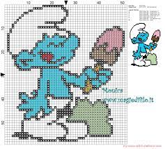 To open these patterns, click on the image or the text beneath it. Smurf With Ice Cream Cross Stitch Pattern Free Cross Stitch Patterns Simple Unique Alphabets Baby