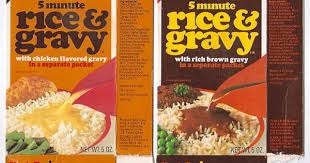 Vintage Uncle Ben S 5 Minute Rice Gravy Boxes Rice And Gravy Uncle Bens Retro Recipes