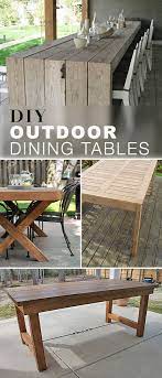 Your choice of materials can determine how beautiful your furniture remains for how long. Diy Outdoor Dining Table Ideas Projects The Garden Glove