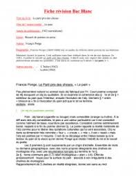 Fiche Le Pain Francis Ponge Fiche Tyiop