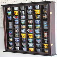 Show them what's on the menu. 56 Shot Glass Shooter Display Case Holder Cabinet Wall Rack With Door Cherry Finish Walmart Com Walmart Com