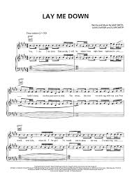 Lay Me Down Music Sheet Music Piano Music