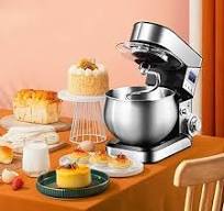 600W Stainless Steel Bread Dough Kneading Machine 5.5L Chef Mixer Food  Mixers Stand With Electronic Timing Cream Cake Egg Whisk Whip Blender  (Color : ...