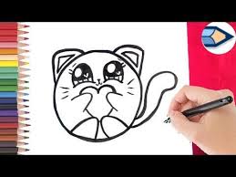 Met glitter en de mooie kleurtjes maak je van deze eenhoorns tot een wens eenhoorn. Hoe Teken Je Een Schattig Poesje Leren Tekenen Voor Kids Youtube Leer Tekenen Kawaii Tekeningen Tekenen