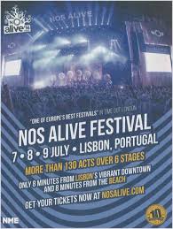 Pixies perform baal's back, new song from his upcoming álbum. Nos Alive 2016 7 8 9 July Lisbon Portugal Mini Poster Stick It On Your Wall
