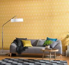 Couleur Ocre En Decoration Les Meilleures Associations De Couleurs Papier Peint Jaune Decoration Decoration Maison
