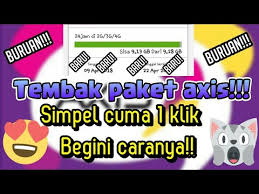 Cara cek kuota internet axis. Buruan Cara Tembak Paket Axis Hanya Sekali Klik Semua Paket Youtube