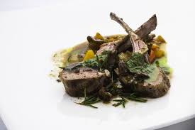 Grilled Lamb Chops With Ratatouille Of Maui Eggplant Zucchini And Onions Cooked With Tomatoes Onions Garlic And Grilled Lamb Grilled Lamb Chops Lamb Chops