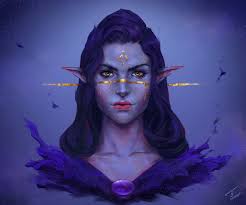 Последние твиты от gold elves record (@gold_elves). Artstation Void Elf Janar Tomband