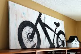 Mountain Bike Silhouette Painting Avec Images Decorer Son Velo Peinture Acrylique