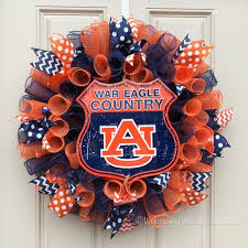 Auburn Deco Mesh Wreath Auburn University Wreath Auburn Tigers Wreath Auburn Decor Au Wreath Deco Mesh Wreaths Auburn Wreath Mesh Wreaths
