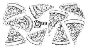 This tutorial shows the sketching and drawing steps from start to finish. 10 740 Best Pizza Slice Drawing Images Stock Photos Vectors Adobe Stock