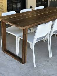 Perfect for entertaining and al fresco dining, our exciting collection of contemporary and classic outdoor dining tables are designed for style, comfort, and minimal maintenance. Diy Simple Outdoor Dining Table The Awesome Orange