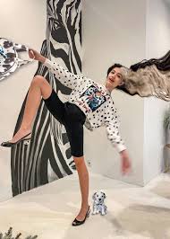 Diana terranova is a live animal handler & environmentalist working with insects & spiders. Dana Taranova Fashion Great Wave Capri Pants