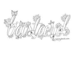 Background with doodles, flowers, leaves. Adult Coloring Book Pages