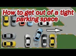 How To Get Out Of A Tight Parking Space And Not To Hit Other Cars Youtube Learning To Drive Tips Driving Tips Learning To Drive