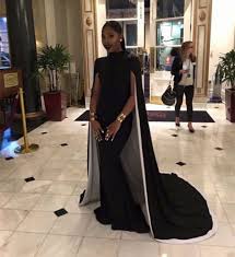 Black And White Long Gown With Sleeves Black White Mermaid Cocktail Dress Arabic Evening Dresses With Cape Formal Gowns Black Girl Prom Dresses Prom Girl Dresses Evening Gowns Formal