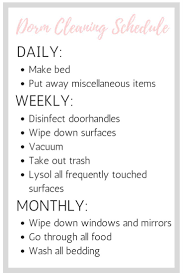 The Ultimate Guide To Cleaning Your Dorm Room Free Printable Dorm Room Checklist College Room College Dorm