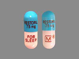 Restoril 7 5 Mg M For Sleep Pill Images Blue Pink Capsule Shape