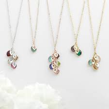 Birthstone Gifts For Mom Personalized Jewelry Birthstone Necklace For Mom Family Jewelry Birthstone Jewelry Personalized Gift Black Friday Gift For Her Bson L D Family Tree Necklace Initial Necklace Sweetheart Necklaces