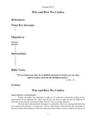 In this study, we shall end our study of the works of the flesh by considering two sins. How To Confess Sins