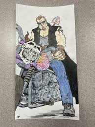 Saw this in a Percy Jackson Coloring book and thought he looked like dude.  Do I made him Dude : r/postal