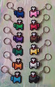 Llaveros Pixel Art Inspirados En El Juego Among Us Elaborado Con Hama Beads De 2 6mm Disponible Hamma Beads Ideas Easy Perler Bead Patterns Diy Perler Beads