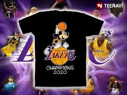 Get the best deals on lakers jerseys. Disney Mickey Mouse Los Angeles Lakers Champion 2020 T Shirt Teenavi