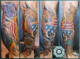 There have been questions on whether a tattered stars and stripes tattoo is disrespectful. Calf American Flag Leg Tattoo Novocom Top