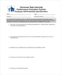 Evaluation area notes tailors communication style to the needs of each situation and audience. Free 22 Employee Evaluation Form Examples Samples In Pdf Ms Word