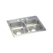 3 hole double bowl kitchen sink d225193