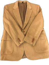 Baroni jacket blazer sport coat charcoal gray 100% wool super 150's long 44l. Mens 100 Camel Hair 46 Long Vintage Sportcoat Leathe Gem