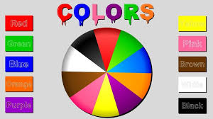 perspicuous preschool color chart for kids charts for