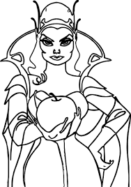 Snøhvit, askepott og aurora var de første tre prinsessene disney skapte. Disney Enchanted Bad Woman Coloring Page Disney Coloring Pages Coloring Pictures Tangled Coloring Pages