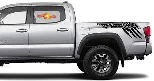 A toyota tacoma is hands down one of the most iconic 4×4 trucks that keep tearing up the trails since 1995. Side Bed Vinyl Decal Stickers Kit For Toyota Tacoma Trd Off Road Raptor Custom