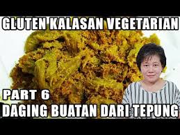 Tumis bawang merah hingga wangi, lalu tampahkan sirup maple, saus worcestershire, mustard, kaldu sayur, dan. Gluten Kalasan Daging Palsu Kalasan Yang Enak Ala Enny Tangerang Youtube