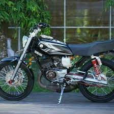 Berisi tentang foto/video modifikasi motor yamaha rx king 300 Ide Rx King Di 2021 Motor Jalanan Motor Seni Sepeda