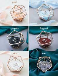 Just Look At This Sweetie Small Geometric Terrarium Icosahedron Contains Lightness Beauty Lacon Ring Holder Wedding Wedding Ring Box Proposal Ring Box