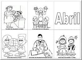 Fechas Importantes De Abril Para Colorear Efemerides De Abril Para Pintar Efemerides Abril Fechas Importantes Imagenes Para Perfil Facebook