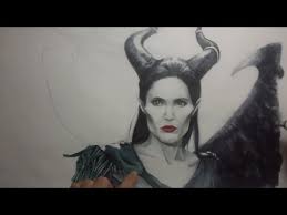 Painting of little maleficent from movie maleficent hope you guys like it! Drawing Maleficent I Had Wings Once Youtube