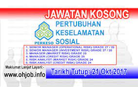 #perkeso #socso #perkesoprihatin #prihatin #perkesoituprihatinprihatinituperkeso #taksonomi #kerja 22 likes. Jawatan Kosong Perkeso Pertubuhan Keselamatan Sosial 21 Oktober 2017 Jawatan Kosong Kerajaan Swasta Terkini Malaysia 2021 2022