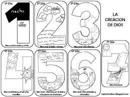 La Creacion De Dios Para Colorear Y De Color La Creacion Para Ninos Lecciones Biblicas De La Creacion 7 Dias De La Creacion