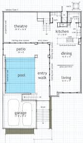 Pin By Melissa Nunes On Courtyard House Plans Modern Style House Plans Courtyard House Plans Pool House Plans