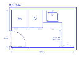 Little too crammed tho sammygreen17. L Shape Four Unit Laundry Room Layout Dimensions Drawings Dimensions Com