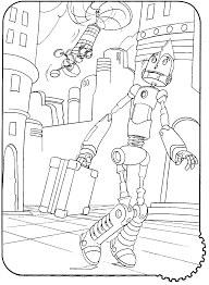 Cute cartoon robot coloring page free printable coloring pages. Robots Dreamworks Movie Robots Coloring Pages For Kids To Print Color